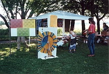 Stand bei Adidas-Aktion